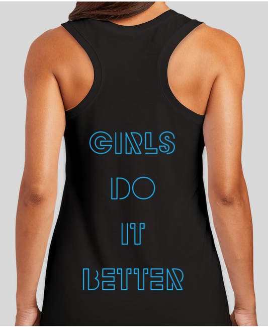 GIRLS DO IT BETTER TANK BLK