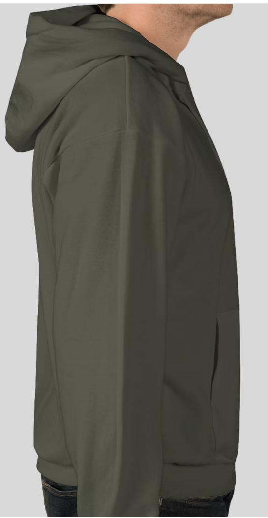 "COME GET ME" MIL GREEN HOODIE