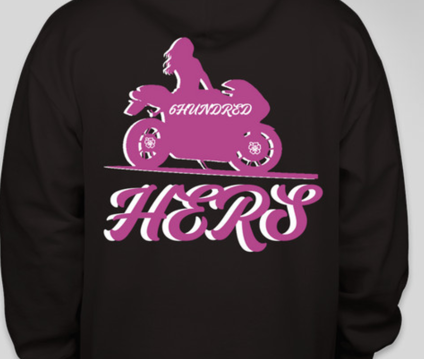 HERS BLACK HOODIE