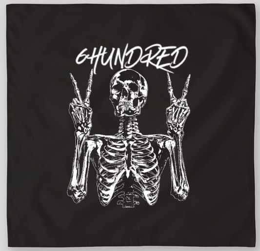 6HUNDRED BANDANA "BLACK"