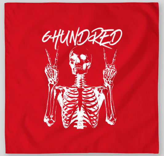 6HUNDRED BANDANA "RED"