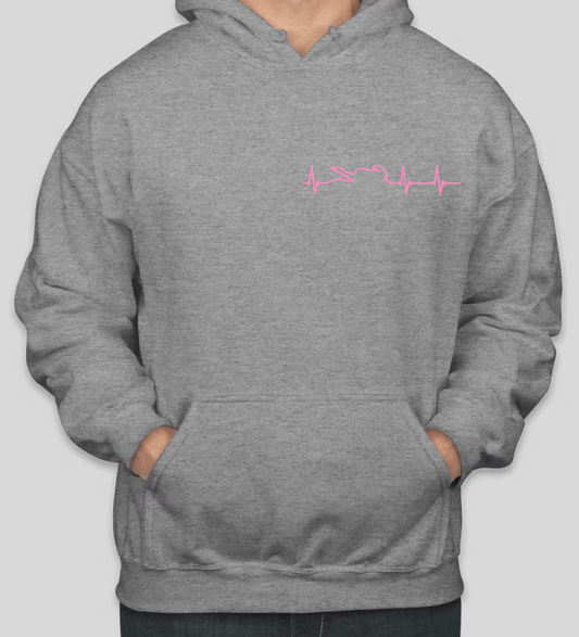GRAY "COME GET ME" HOODIE