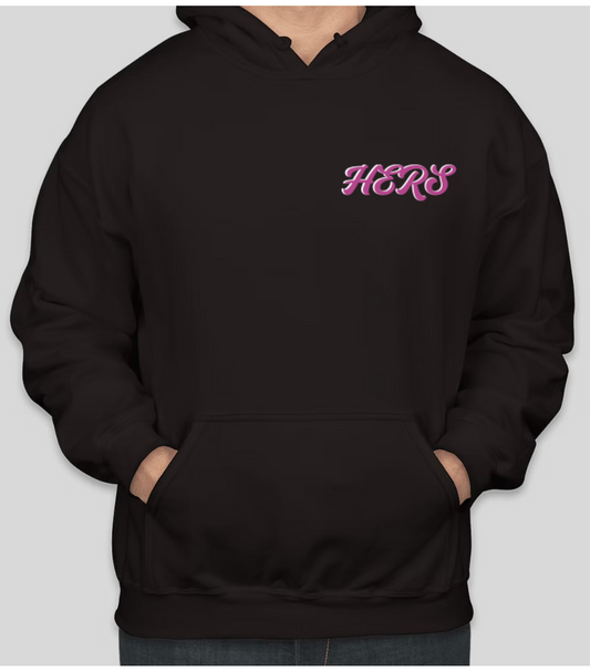 HERS BLACK HOODIE