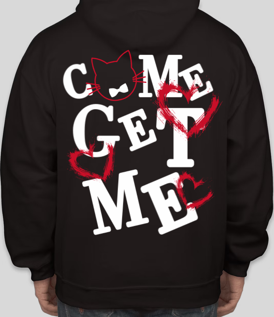 COME GET ME HOODIE BLACK